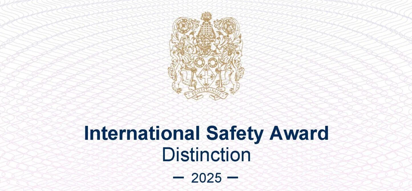 SPAN Steel International Safety Awards Certificate